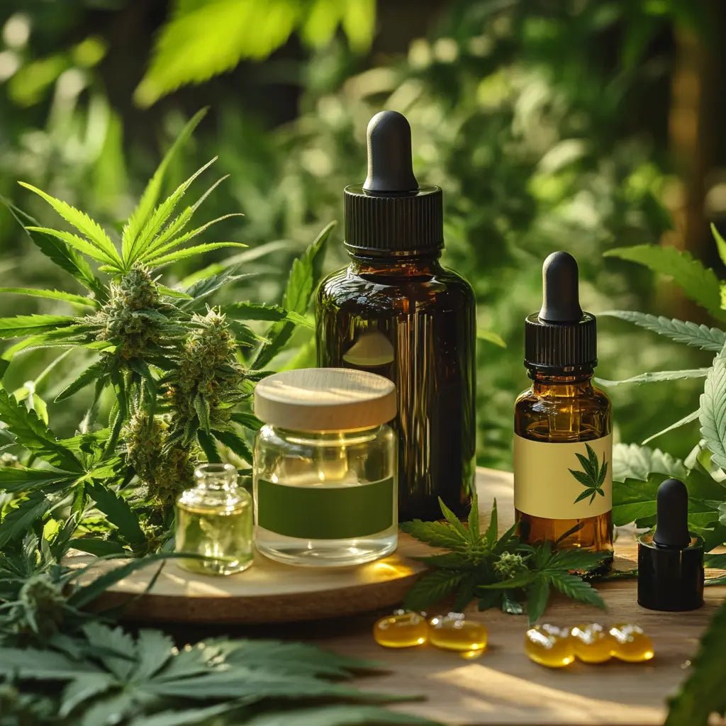Comparaison CBD bio et conventionnel avec chanvre et produits
