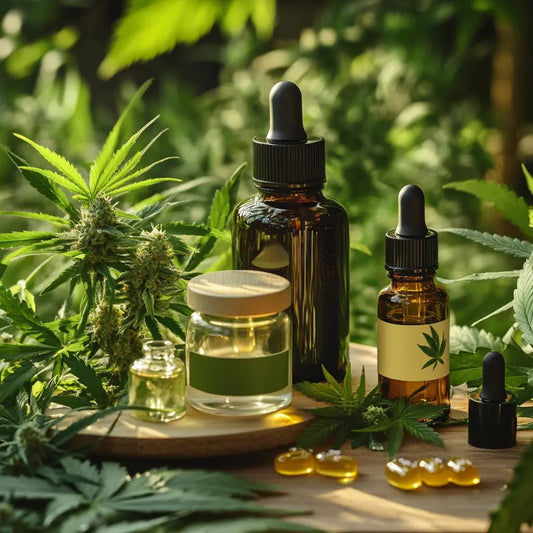 Comparaison CBD bio et conventionnel avec chanvre et produits