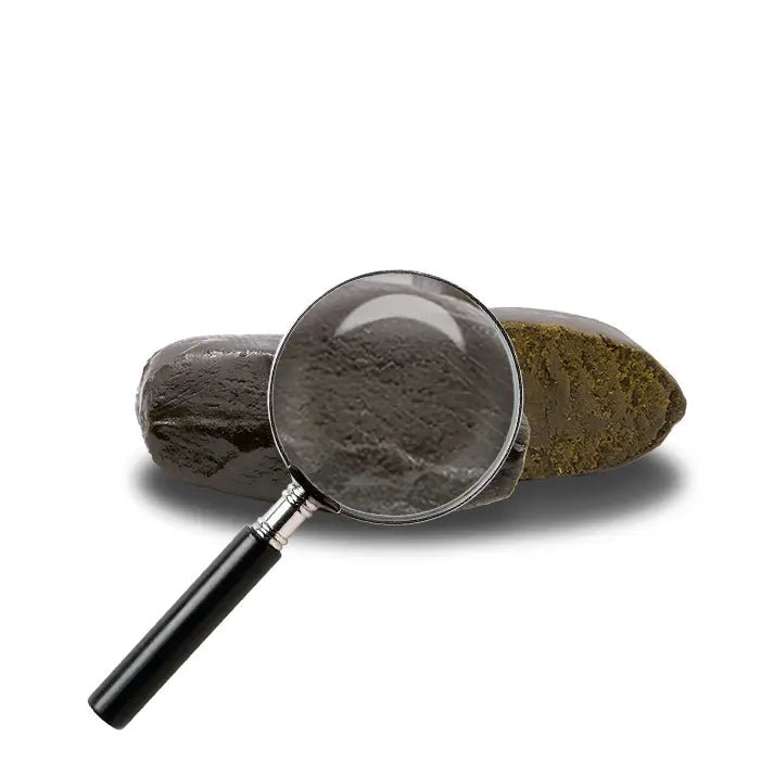 résine de black butter avec loupe