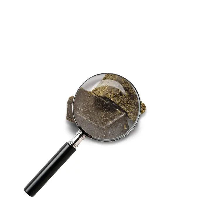 résine Hash Tangerine avec loupe