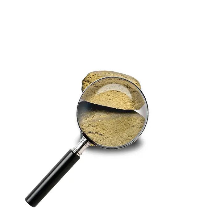 résine de hash medellin avec loupe