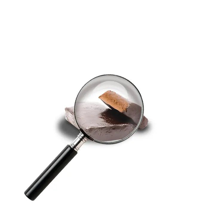 résine de libanais rouge avec loupe
